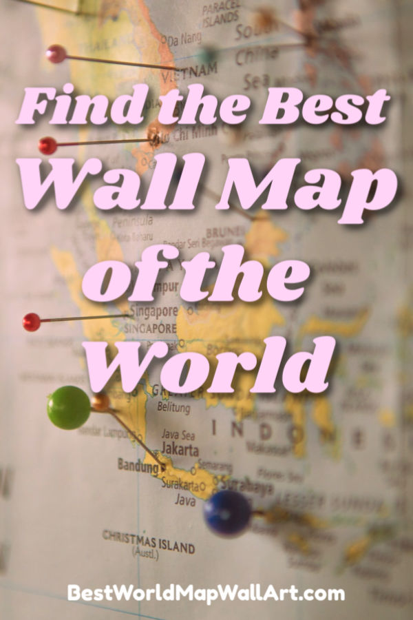 Wall Map of the World by BestWorldMapWallArt.com