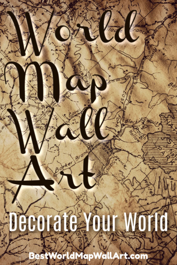 World Map Art by JetSettingFools.com